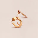 Badra Hoops Yellow Gold Marquise Diamonds 0.602 ct VS G Pave Diamonds 0.78 ct VVS G