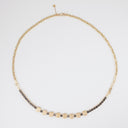 Badra Necklace Yellow Gold And Black Diamonds