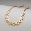 Badra Necklace Yellow Gold Marquise Diamond 0.4 ct VS2 E Certified and Marquise Diamonds 0.94 ct VS G