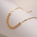 Badra Necklace Yellow Gold Marquise Diamond 0.4 ct VS2 E Certified and Marquise Diamonds 0.94 ct VS G