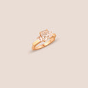 Badra Solitaire Ring Rose Gold Radiant Diamond 2.01 CTS SI1 G GIA Certified
