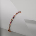 Elements Large Bracelet and Oval Rubies 1.899 cts