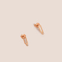 Elements Large Link Rose Gold and Diamonds 0.071 ct VS G