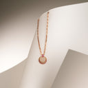 Elements Round Necklace Rose gold Rubies 1.7 cts Diamonds 0.903 ct VVS G