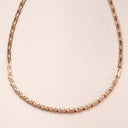 Elements Design Tennis Necklace Rose Gold and Marquise Diamonds 1.634 ct VS G