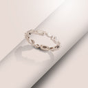 Elements Wedding Band White Gold and Marquise Diamonds 1.094 cts VS G