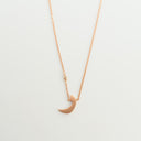 Alharf Big Necklace Letter ر Rose Gold