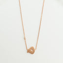Alharf Big Necklace Letter مـ Rose Gold