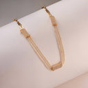 Juman Elements Necklace Yellow Gold Diamonds 1.32 cts Natural Pearl 2.912 Grams