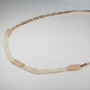 Juman Elements Necklace Yellow Gold Diamonds 1.32 cts Natural Pearl 2.912 Grams
